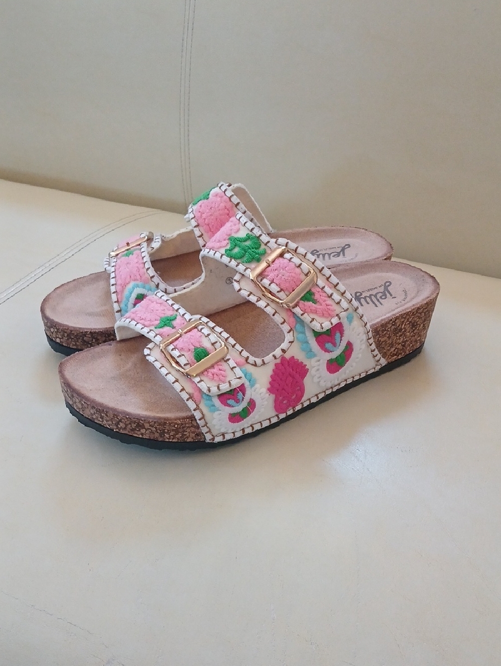 Colorful 2 Strap Sandal